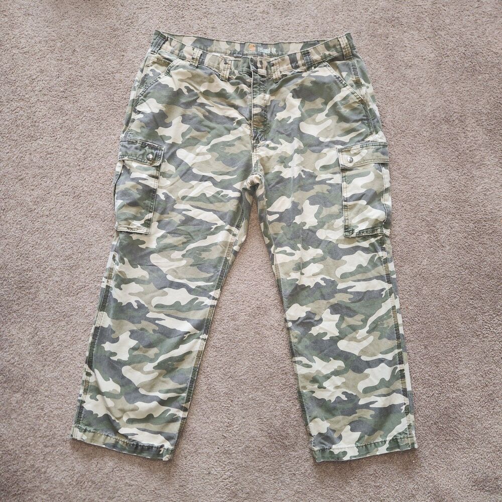 Vintage Carhartt Utility Cargo Relaxed Fit Pants Size 44x30